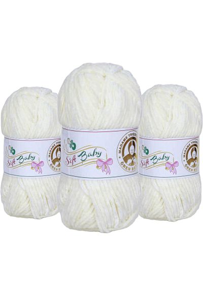 Ören Bayan Ören Soft Baby Velvet Knitting Thread 100 Gr. 502 3 Pieces