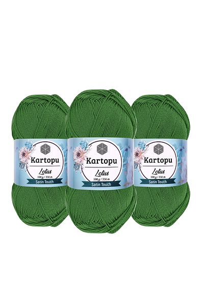 Kartopu Σχοινί Πλεξίματος Lotus 100 gr 486 3 Τεμάχια