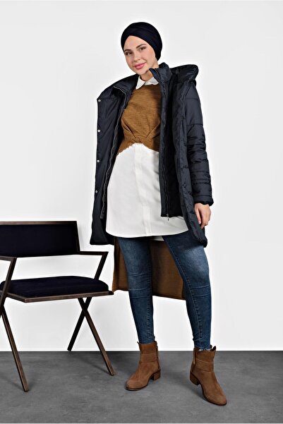 Alvina Надувний плащ з капюшоном - 90065