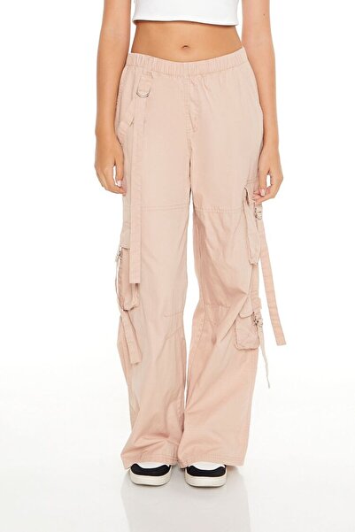 Forever 21 Straight-Leg Utility Kargo Pantolon