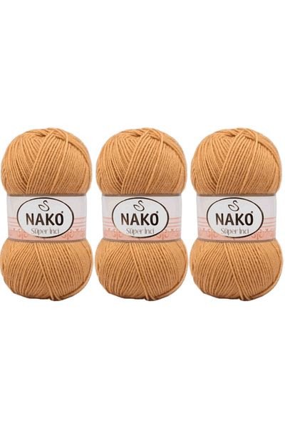 NAKO Σούπερ Πέρλα Πλεκτό Σχοινί 100gr 294 3 Τεμάχια