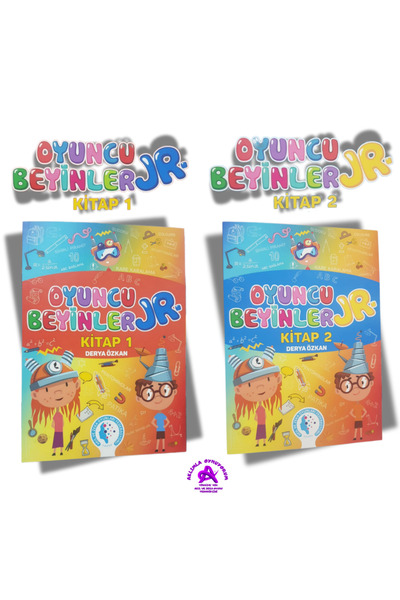 Curious&Genius TAZOF OYUNCU BEYİNLER JR. SEVİYE 1-2 (2 KİTAP BİR ARADA)