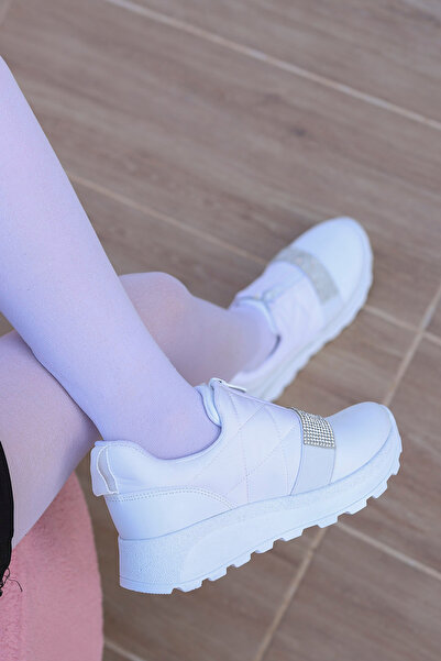 Mamito Ayakkabı Mdl 182 Stoned Zippered Children's Sports Shoes