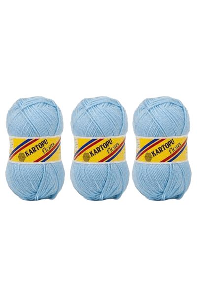 Kartopu Flora Knitting Yarn Booties Σχοινί 100 γρ. Κ 540 3 Τεμάχια