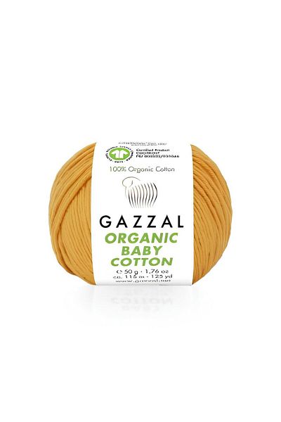 Gazzal Βιολογικό Βρεφικό Βαμβάκι 50 Γρ. 100% οργανικό βαμβάκι Πλεκτό νήμα Amigurumi Yarn 418