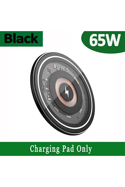 Vikefon Only Pad 30W Wireless Charger Pad Stand for iPhone 16 15 14 13 12 Pro Max X Samsung Xiaomi Chargers