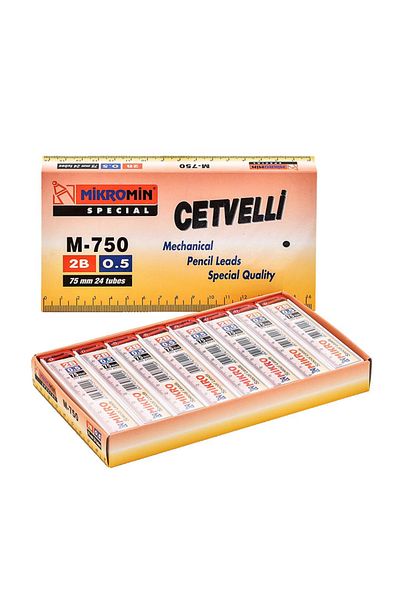 Mikro Versatil Pencil Tip 0.5 with Ruler (8 Units)
