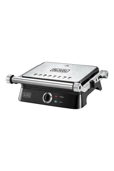 Black&Decker شواية تلامسية بقوة 1400 واط مع شواية مسطحة بالكامل CG1400-B5