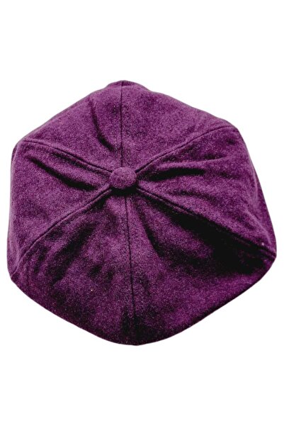 Trenderrs Women's Back Elastic Winter Baretta Hat
