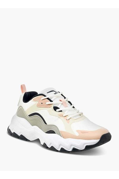 Dash Panelled Sports Shoes with Lace-Up Closure