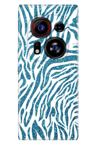 TECNO جراب Phantom X2 Pro من السيليكون TPU المزخرف بحمار وحشي لامع