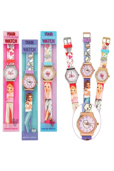 Top Model TOPModel Silicone Watch w/ Metal Case