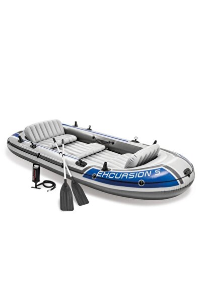 Intex Excursion 5 Bot Set 600kg 366x168x43 cm Kürek ve Pompa