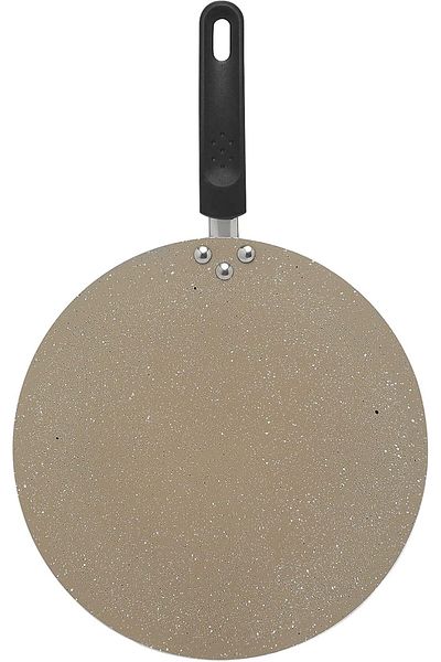 Trust Pro Non Stick Flat Pan Cookware with 2 Layered Ceramic Coating, 28 cm, Ash