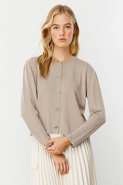 Hooopstore Πλεκτή ζακέτα Perla Mink