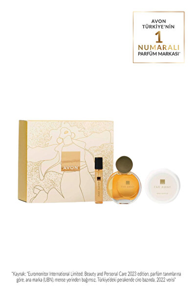AVON Far Away Kadın Parfüm ve Vücut Losyonu Hediye Seti