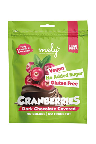 MELY GLUTENSİZ SEKER ILAVESIZ VEGAN CIKOLATA KAPLI TURNA YEMISI 50GR