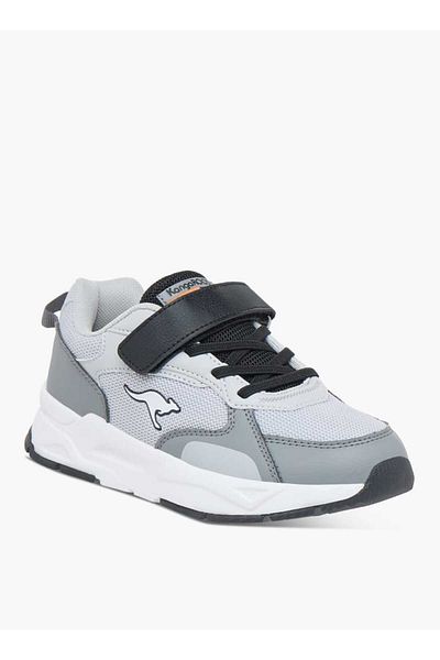 Kangaroos Boys' Panelled Lace Detail Sports Shoes with Hook and Loop Closure
