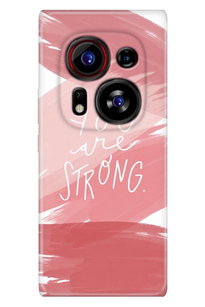 TECNO Phantom X2 Pro Case Patterned Tpu Silicone You Are Strong
