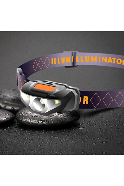 Choice مصباح أمامي صغير 3 أوضاع مقاوم للماء مصباح يدوي LED مصباح أمامي شعلة ف...