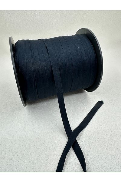 paşateks since 1995 şekil Parliament Blue 1 cm Polyester Herringbone Strip - 5 Meters