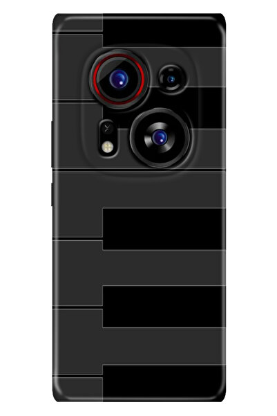 TECNO Phantom X2 Pro Kılıf Desenli Silikon Baskılı Piyano