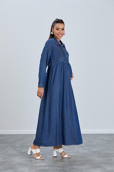 LİYACA ROCHIE DE MATERNITATE DE MATERNITATE CU BUTON FATA GULER POLO ALACRITARE DE ALACRITARE