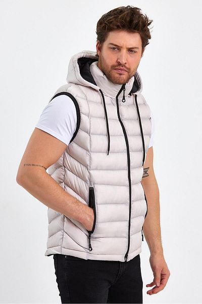 yakamor Men's Hooded Vest