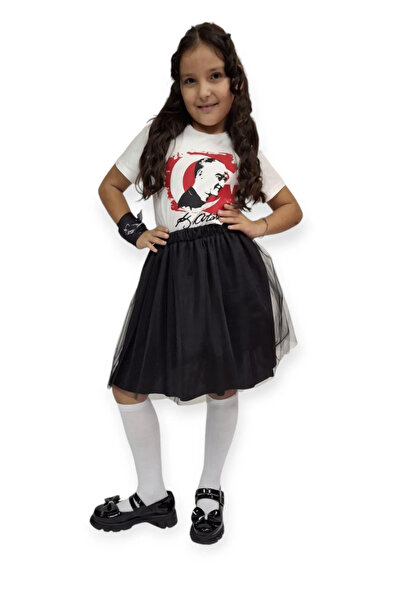 HEPSİMİNNAK تنورة توتو سوداء للفتيات - حفلة توتو سوداء للفتيات لعرض 23 أبريل ...