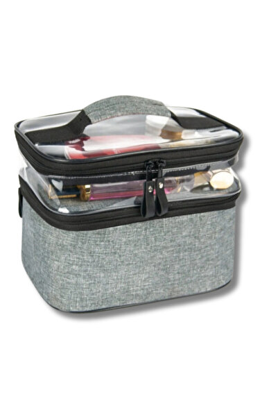 Pairla Geantă de machiaj pentru femei Mini geantă mică de machiaj de călători...