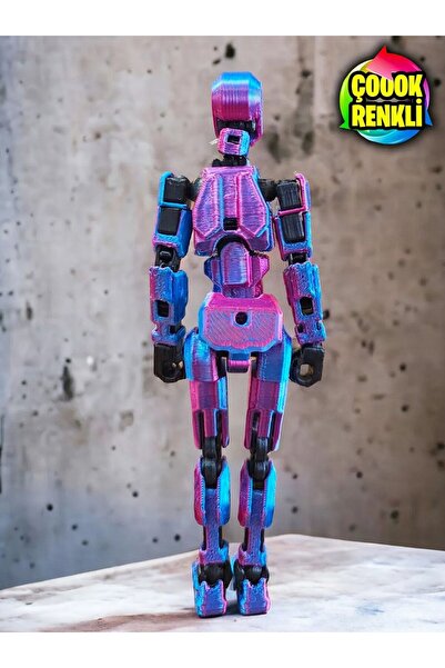 Suelo Butik 3 Adet Titan 13 Premium Çift Renk Tüm Eklemleri Hareketli Robot Dummy Aksiyon Figürü Oyuncak