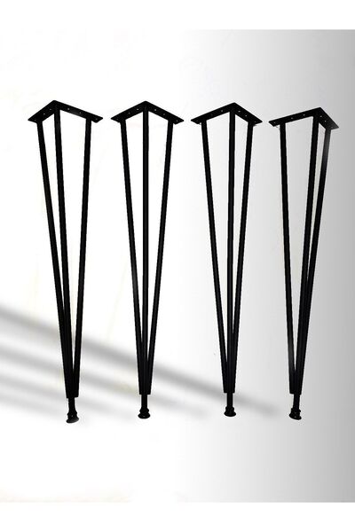 VennaHome 70cm-4'lü Demir Masa Ayak, Demir Ayak , Dresuar Ayağı, Masa Ayağı, ...