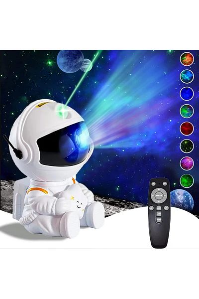 Choice 5W WHITE Astronaut Galaxy Projector Star Projector Galaxy Night Light Space Buddy Projector with Neb