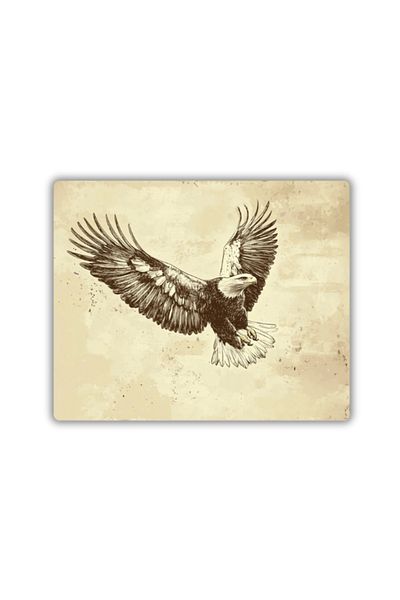 lili hediyelik Mouse Pad με στάμπα ταλαιπωρημένου αετού 18x22 cm