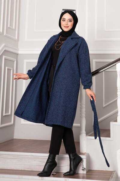 EBRUTESETTÜR Herringbone Patterned Coat