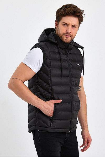 yakamor Men's Hooded Vest