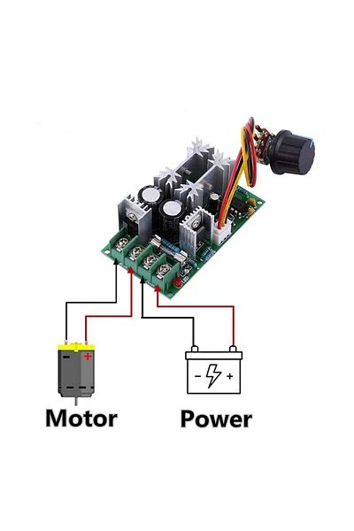 Choice Dc10-60v Dc Motor Speed Regulator 12v 24v 36v 48v High Power Drive Module Pwm Motor Speed Control...