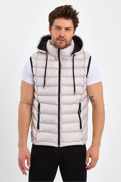 yakamor Men's Hooded Vest