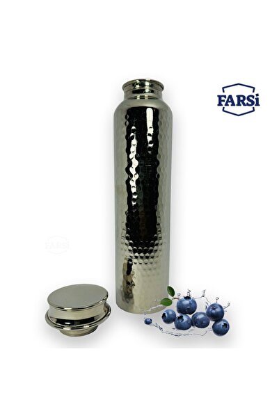 kuyaş Bakircilik 550ml Capacity - 100% Solid Handmade Copper Water Bottle, Copper Flask