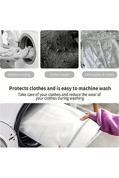 Choice 10 قطع من أكياس الغسيل المضادة للتشوه، حقيبة غسيل شبكية بسحاب، حقيبة تخزين الغسيل المركبة ل...