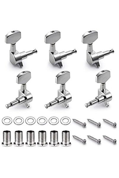 FLUDS Fluid Mha10 Akustik Gitar Burgusu 3+3 Set + Vida Somun Pul