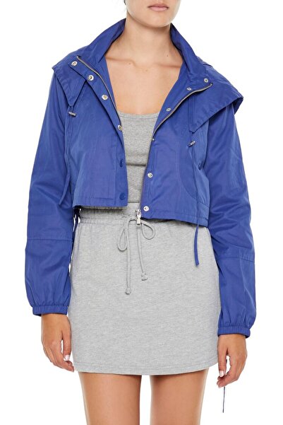 Forever 21 Kapüşonlu Crop Ceket