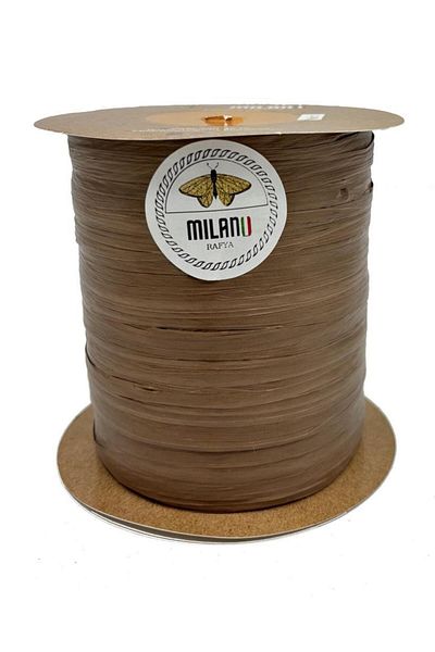 angel çanta aksesuar Milano Raffia Coffee Color 100 g (No:11)