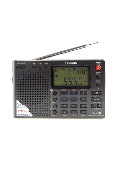 Choice PL380-Black Tecsun PL-380 PL380 DSP professional Radio FM/LW/SW/MW Digital Portable Full Band Stereo