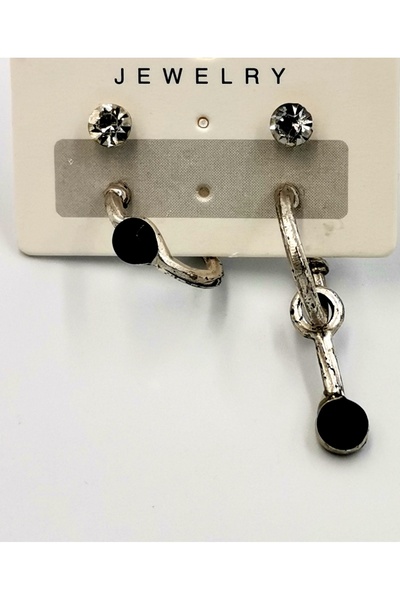 Monalisa Home أقراط فاخرة ملونة غير مشوهة على شكل ديزي