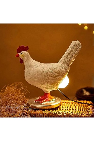 Choice Decorative Night Lights Simulated Animal Funny Easter Home Decor Party Carnival Chicken Lamp Chic...