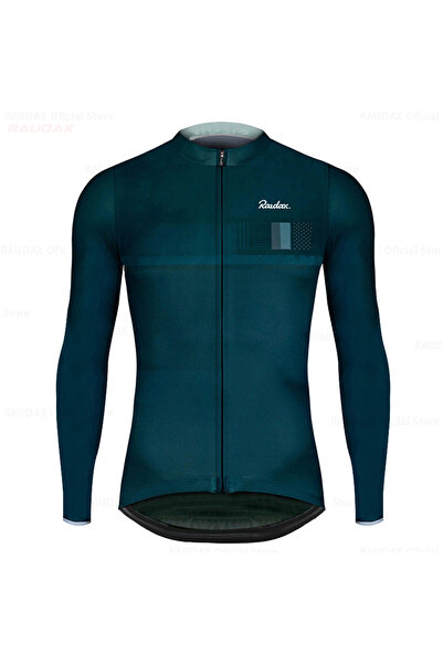 Choice قميص ركوب الدراجات بأكمام طويلة للرجال من راوداكس، لون أخضر، مقاس XL، مناسب لفصل الخريف، مناسب للدراجات الجبلية والترياتلون.