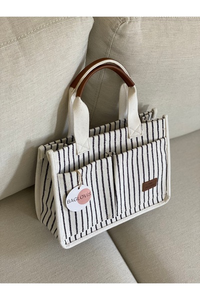 BAGLOVİS ПОЛОТНЯНА СУМКА ЧЕРЕЗ ПЛЕЧЕ З КИШЕНЕЮ