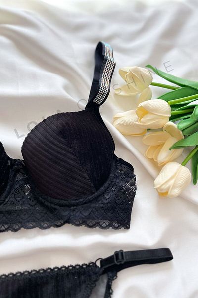 Lola Of Shine Σετ Bralet & Panty με λεπτομέρεια από δαντέλα Daphne Collection