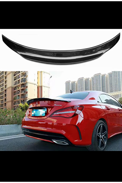 Harphour Mercedes Cla Serisi W117 Uyumlu Pianoblack PSM Spoiler Bagaj Üstü İt...